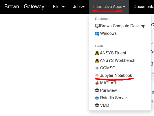 Launch Jupyter Notebook from Gateway